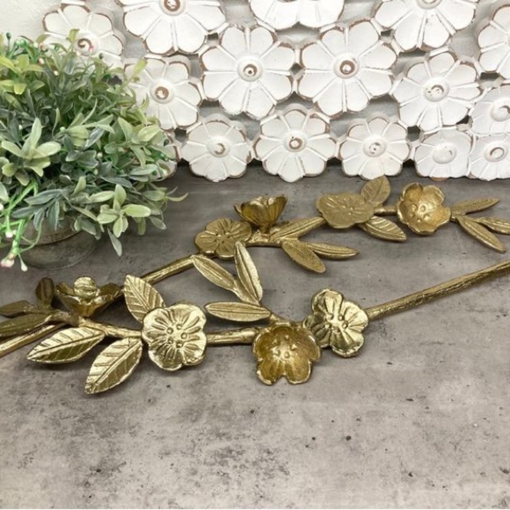 Opalhouse Gold Tone Floral Home Decor